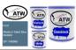 Preview: Ford, Medium Steel Blue Metallic, SP / M6966: 1L Lackdose + 1L Klarlack + 500ml Härter - Set, von ATW Autoteile West.